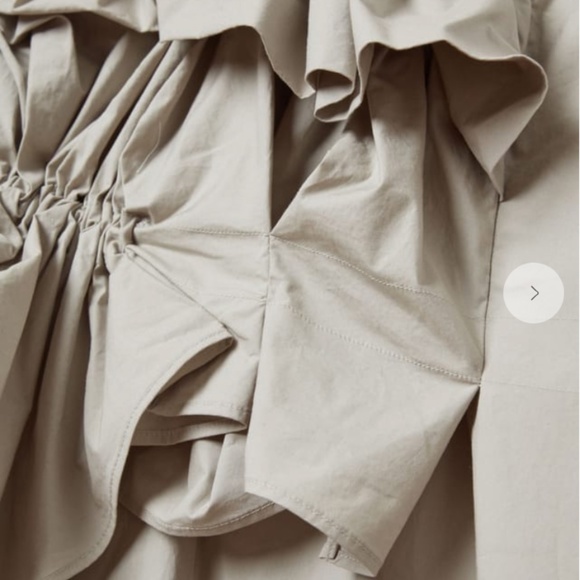 COS ORGANIC COTTON RUCHED PANEL DRESS - NWT - Size 6 - Picture 5 of 6